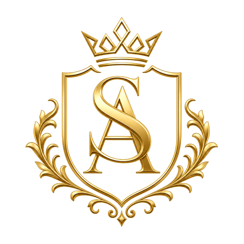Suede Angelo Enterprises gold crest